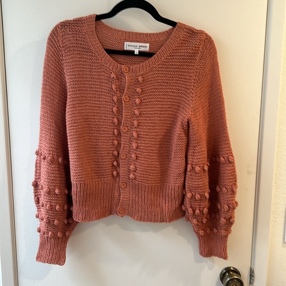 Apiece Apart Cardigan in burnt orange - Size Small - Picture 6 of 7